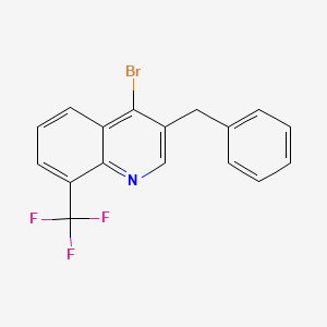 3-Benzyl-4-bromo-8-(trifluoromethyl)quinoline