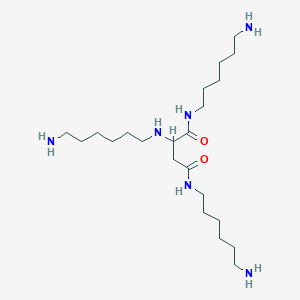 N~1~,N~2~,N~4~-Tris(6-aminohexyl)aspartamide