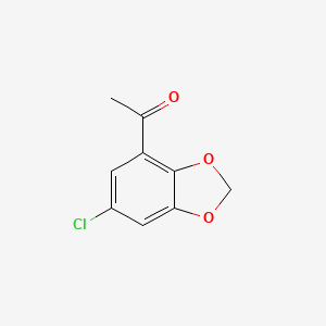 1-(6-Chloro-1,3-benzodioxol-4-yl)ethanone