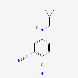 4-[(Cyclopropylmethyl)amino]-1,2-benzenedicarbonitrile