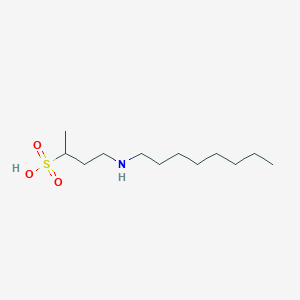 4-(Octylamino)butane-2-sulfonic acid