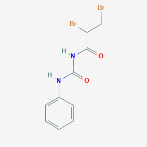 2,3-Dibromo-N-(phenylcarbamoyl)propanamide