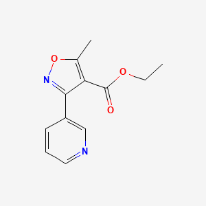 5-Methyl-3-pyridin-3-yl-isoxazole-4-carboxylic acid ethyl ester