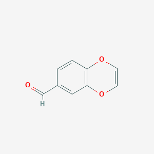 molecular formula C9H6O3 B8617840 1,4-Benzodioxine-6-carbaldehyde CAS No. 87787-59-5