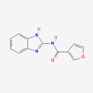 N-(1H-1,3-benzodiazol-2-yl)furan-3-carboxamide