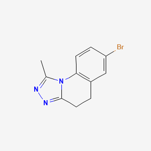 7-Bromo-1-methyl-4,5-dihydro-[1,2,4]triazolo[4,3-a]quinoline