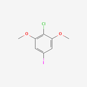 molecular formula C8H8ClIO2 B8617896 1-Chloro-2,6-dimethoxy-4-iodobenzene 