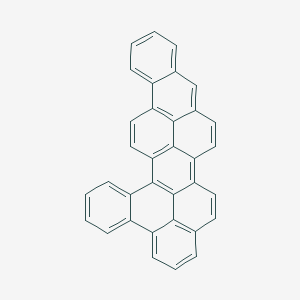 molecular formula C34H18 B086179 Dibenzo[a,rst]naphtho[8,1,2-cde]pentaphene CAS No. 191-46-8
