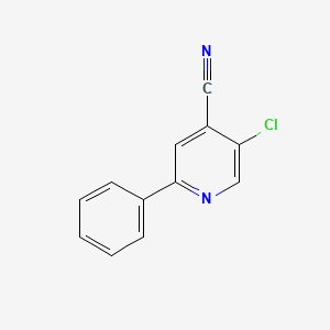5-Chloro-2-phenyl-isonicotinonitrile