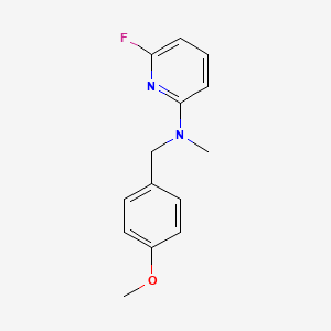 molecular formula C14H15FN2O B8617908 N-(4-methoxybenzyl)-6-fluoro-N-methylpyridin-2-amine 