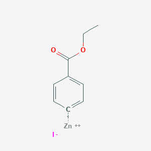 molecular formula C9H9IO2Zn B8617911 4-Carbethoxyphenylzinc iodide 