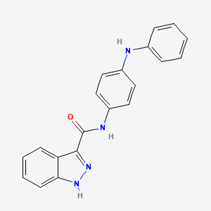 N-(4-Phenylaminophenyl)-1H-indazole-3-carboxamide