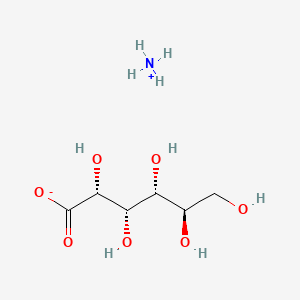 molecular formula C6H12O7.H3N<br>C6H15NO7 B8617956 AMMONIUM GLUCONATE CAS No. 2554-04-3