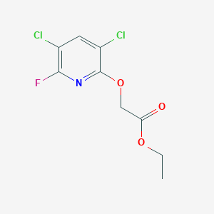 Ethyl [(3,5-dichloro-6-fluoropyridin-2-yl)oxy]acetate