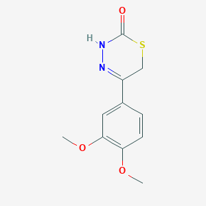 5-(3,4-Dimethoxyphenyl)-3,6-dihydro-1,3,4-thiadiazin-2-one