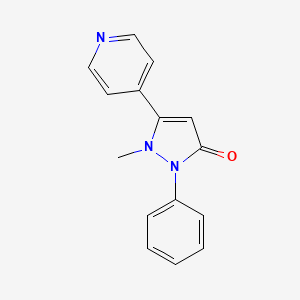 1-Methyl-2-phenyl-5-(pyridin-4-yl)-1,2-dihydropyrazol-3-one