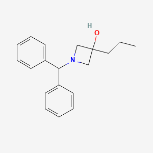 1-Benzhydryl-3-propylazetidin-3-ol