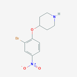 4-(2-Bromo-4-nitrophenoxy)piperidine