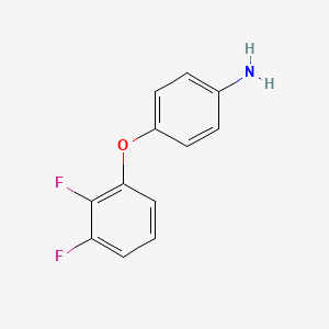 molecular formula C12H9F2NO B8618163 4-(2,3-Difluorophenoxy)aniline 