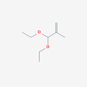 molecular formula C8H16O2 B8618229 Methacrolein diethylacetal 