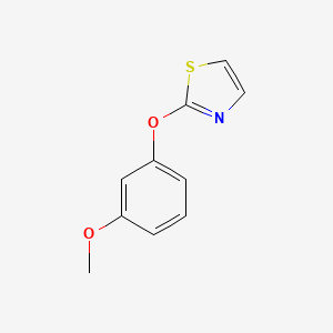 molecular formula C10H9NO2S B8618531 2[(3-Methoxyphenyl)oxy]thiazole 