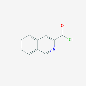 molecular formula C10H6ClNO B8618613 Isoquinoline-3-carbonyl chloride 