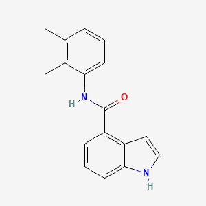 molecular formula C17H16N2O B8618653 N-(2,3-dimethylphenyl)-1H-Indole-4-carboxamide 
