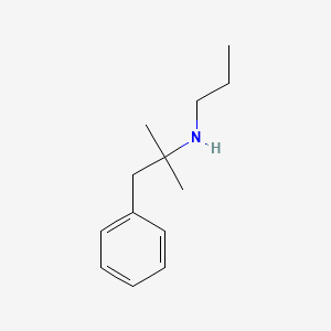 B8618844 Phenethylamine, alpha,alpha-dimethyl-N-propyl- CAS No. 5531-44-2