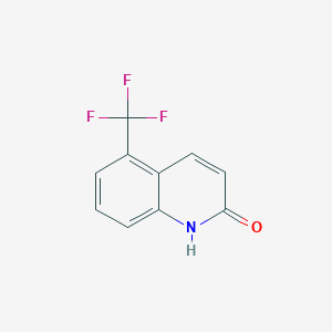 molecular formula C10H6F3NO B8618869 5-(Trifluoromethyl)quinolin-2(1H)-one 