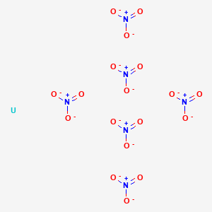 molecular formula N6O18U-6 B8618875 Uranium nitrate CAS No. 13826-82-9