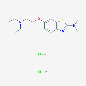 molecular formula C15H25Cl2N3OS B086189 Diamthazole hydrochloride CAS No. 136-96-9