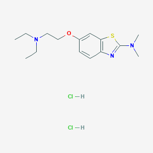 molecular formula C15H25Cl2N3OS B086189 Diamthazole dihydrochloride CAS No. 136-96-9