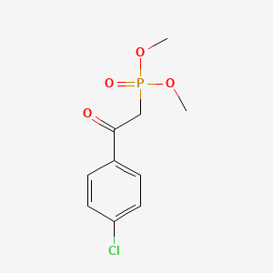 molecular formula C10H12ClO4P B8618902 Dimethyl [2-(4-chlorophenyl)-2-oxoethyl]phosphonate CAS No. 51638-00-7