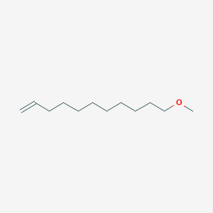 molecular formula C12H24O B8618920 11-Methoxyundec-1-ene CAS No. 7289-47-6