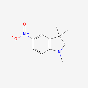 molecular formula C11H14N2O2 B8618939 1,3,3-Trimethyl-5-nitroindoline 