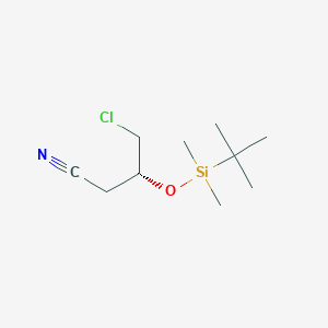 (R)-3-(tert-butyldimethylsilyloxy)-4-chlorobutanenitrile