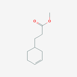 molecular formula C10H16O2 B8619001 Methyl 3-(cyclohex-3-en-1-yl)propanoate CAS No. 78640-15-0