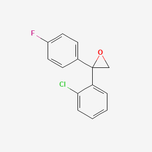 2-(2-Chlorophenyl)-2-(4-fluorophenyl)oxirane