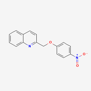 2-[(4-Nitrophenoxy)methyl]quinoline