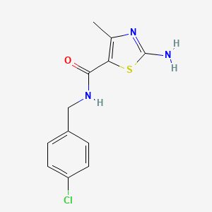 2-Amino-4-methylthiazole-5-carboxylic Acid 4-Chlorobenzylamide