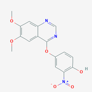 4-(6,7-Dimethoxyquinazolin-4-yloxy)-2-nitrophenol