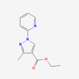 ethyl 3-methyl-1-(2-pyridyl)-1H-pyrazole-4-carboxylate