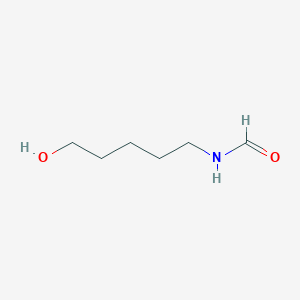 molecular formula C6H13NO2 B8619122 5-Hydroxypentylformamide 