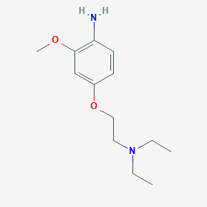 N,N-Diethyl-2-(4-amino-3-methoxyphenoxy)ethylamine