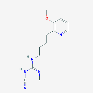 N-Cyano-N'-[4-(3-methoxypyridin-2-yl)butyl]-N''-methylguanidine