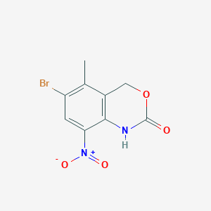 2H-3,1-Benzoxazin-2-one, 6-bromo-1,4-dihydro-5-methyl-8-nitro-