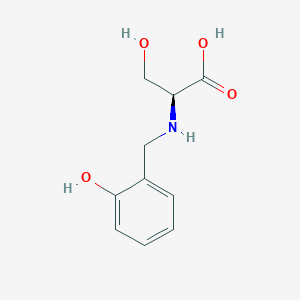 molecular formula C10H13NO4 B8619230 N-(2-hydroxybenzyl)-L-serine CAS No. 77055-96-0