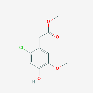 Methyl (2-chloro-4-hydroxy-5-methoxyphenyl)acetate