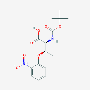 molecular formula C15H20N2O7 B8619247 (2S,3R)-2-(Boc-amino)-3-(2-nitrophenoxy)butanoic Acid 