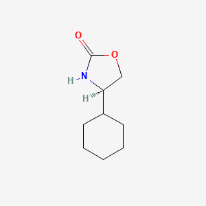 molecular formula C9H15NO2 B8619274 (R)-4-Cyclohexyl-oxazolidin-2-one 